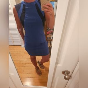 ASOS Color Block Blackless Body Con Dress